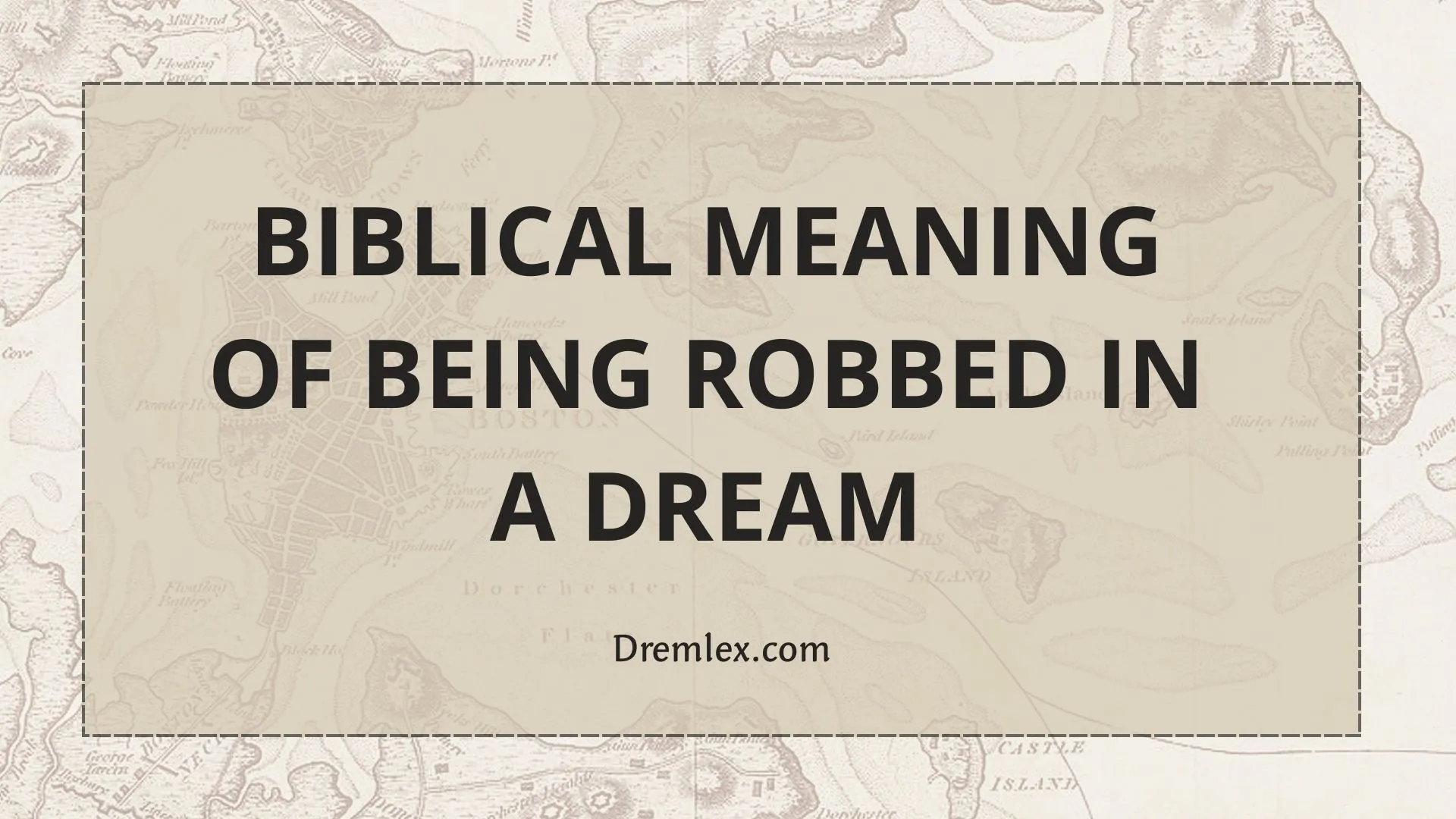 Biblical Meaning of Being Robbed