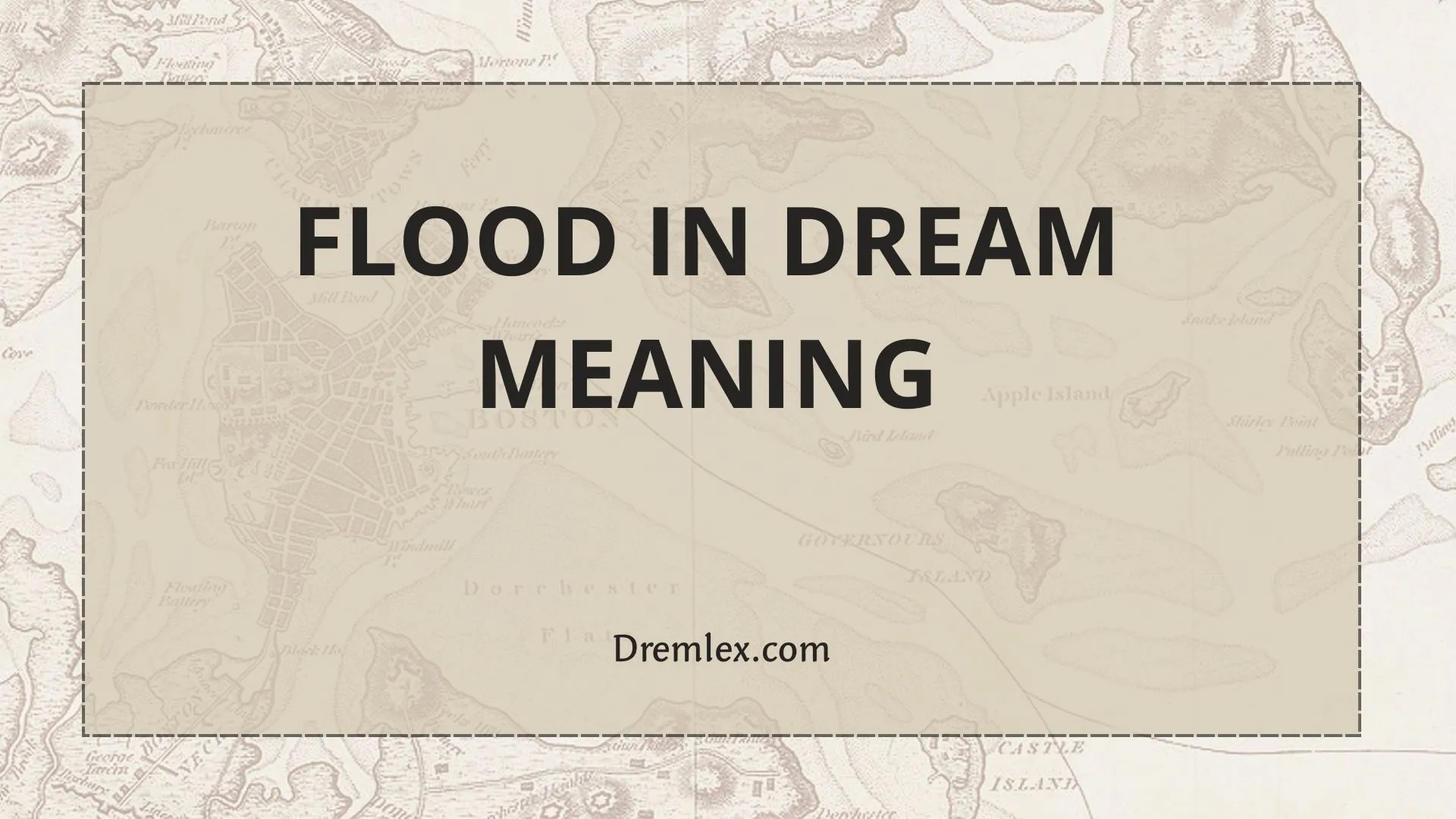 Flood in Dream Meaning