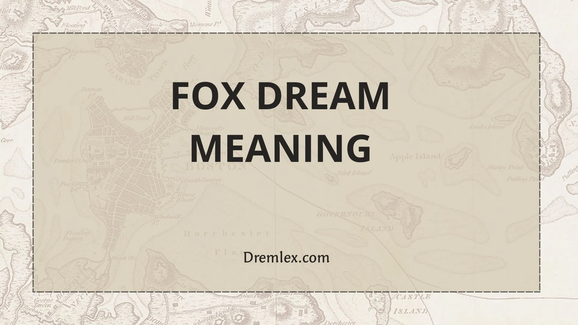 Fox Dream Meaning