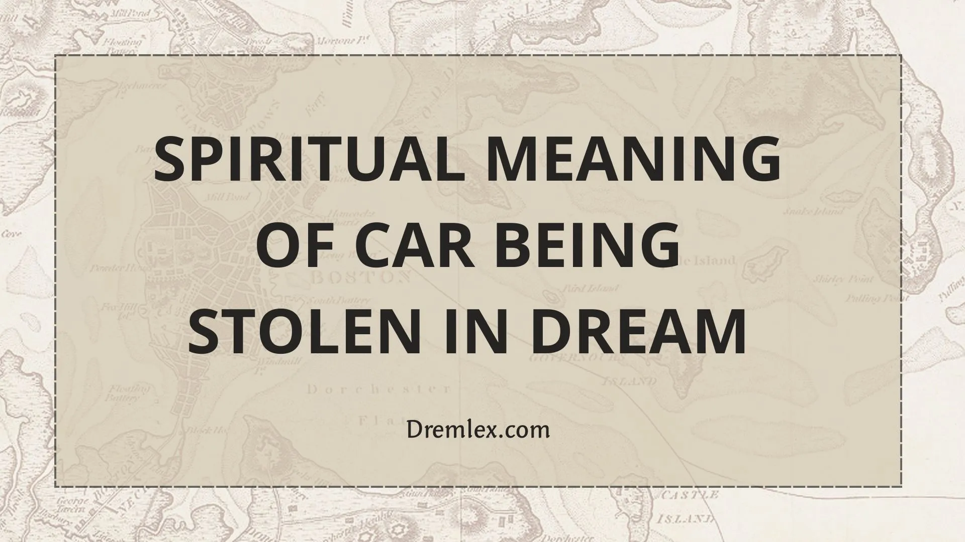 Spiritual Meaning of Car Being Stolen in Dream