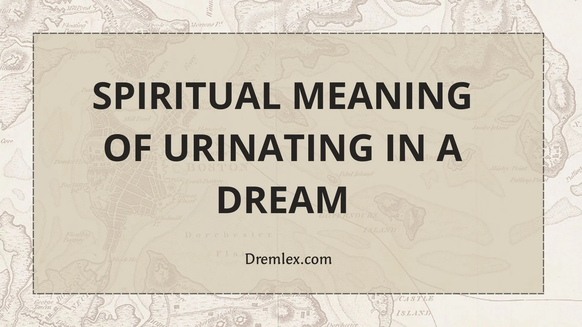 Spiritual Meaning of Urinating in a Dream