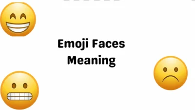 Emoji Faces Meaning